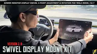 Комплект поворотного крепления для монитора Tesla Model 3 и Y Screen