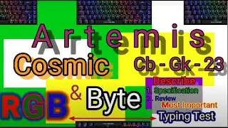 Cosmis Byte Artemis ll Cb-Gk-23 ll 68% keyboard ll full Review, Unboxing, RGB, Sound, Typing Test