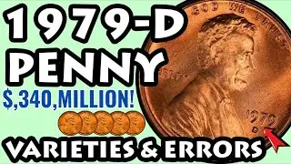 1979, D,ime Error That Could Be Worth Thousands!  $,340,MILLION!