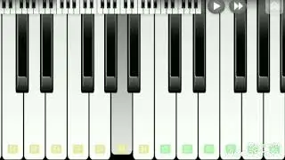 Happy birthday song tutorial my piano phone easy to learn-MELODY PROJECT-