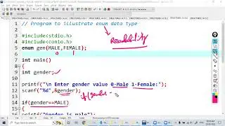 Enum variable example-2