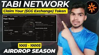 🪂 How to Claim $GG Token on Tabi Network Step by Step Guide | Tabi Airdrop | New World Exchange