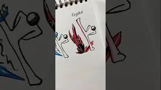 How to draw chinese military dance pose with (fire, water, crystal) #drawing