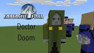 Minecraft Doctor Doom (Fantastic 4) Statue Tutorial