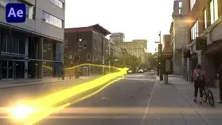 After effects Tutorials | Streak Light Animation | VFX