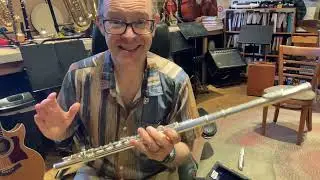 Unboxing of my 1978 Haynes Silver Handmade Flute