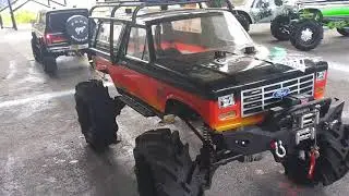 Traxxas trx4 with jconcepts fling king tires.