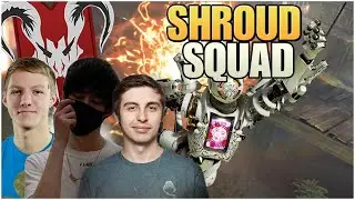 Shroud Plays Apex Legends Season 2 Predator Queue WITH NRG Ace AND Skadoodle