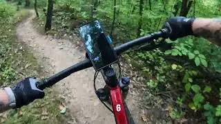 Mountain biking at the Upper Hixon Trails