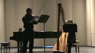 Saint Saens Fantasie for Violin and Harp - Hettinga/Severson (1/2)