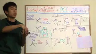 Oxidation of Alcohols by PCC + Jones Reagent H2CrO4 (Whiteboard Strikes Back!) - Organic Chem