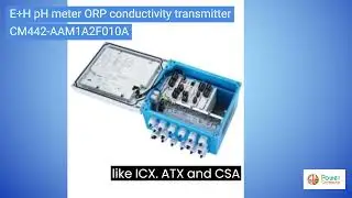 E+H pH meter ORP conductivity transmitter CM442 AAM1A2F010A