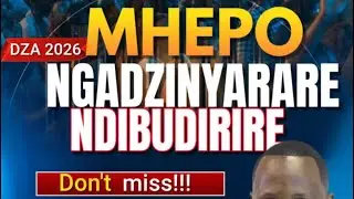 MHEPO NGADZINYARARE TIBUDIRIRE - PROPHET TAKURA IMMANUEL GAADZIKWA