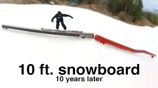 10 ft. Snowboard: CHALLENGE TUBE!