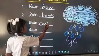 Word formation with word RAIN.