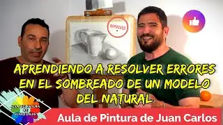 ✔ RESUELVE ERRORES AL SOMBREAR CON CARBONCILLO de un modelo del natural
