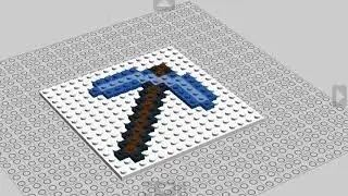 Easy Lego Minecraft Pickaxe
