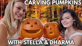 Carving Pumpkins with Stella Sedona & Dharma Jones