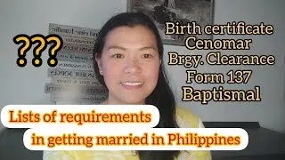 Process and Requirements in Getting married in the Philippines.Pinay and German Partner