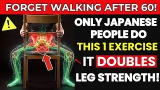6 Exercises the Japanese do to Double Their Leg Strength After 60 | Senior Health Tips....