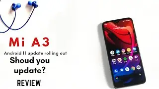 Mi A3 - Android 11 Stable Update ! Full Review | android 11 new features & Bugs On 1.45GB - In Hindi