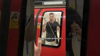 I LEFT HIM SCREAMING ON A TRAIN 😭😂 #Shorts #prank #funnyvideos
