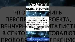 Что такое Венчурные фонды в крипте #крипта #фонды #мем #Cryptotim #crypto #stream #криптовалюта
