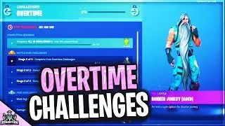 OVERTIME CHALLENGES... FREE SKIN UPGRADES LIVE NOW (FORTNITE BATTLE ROYALE)