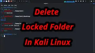 Delete Locked Folder in Kali Linux | Unable To Delete Locked Folder | Kali Linux | Mr Cyber Boy