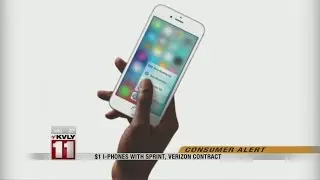 $1 iPhones With Sprint Or Verizon Contract