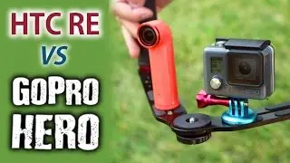 HTC RE Vs GoPro HERO - Footage Comparison + GoTough Wedge