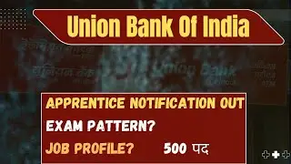 Union Bank of India Apprentice Recruitment (2024) || All India Vacancy || Easy Selection Process||