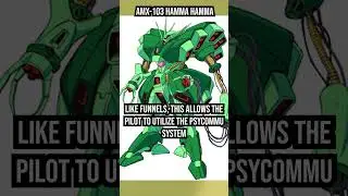 AMX-103 Hamma Hamma #gundam #anime  #oneyearwar #simplynewtype