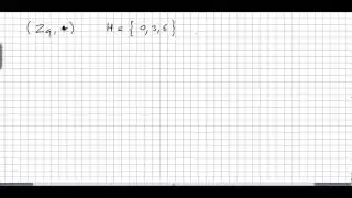 Group Theory 36, Cosets