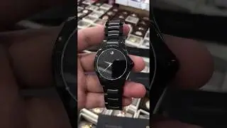 MOVADO Black Ion-plated Stainless Steel Museum Men's Watch 0606486