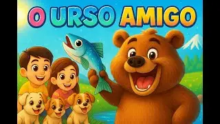 PUPPIES E O AMIGO URSO  &ndash; Amizade, Aventura e Magia no Lago #familyfriendly #kidsfun #baby