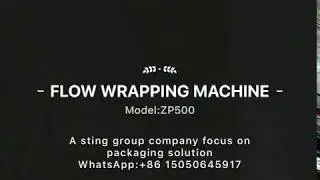 ZP500 Auto Feeder Pillow Soap Packing Machine With Ce Certificate