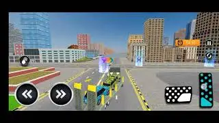कार रेसिंग गेम||- Floating Beach Prado Jeep Driving 3D - Android GamePlay