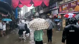 Sakinaka Pipe line heavy rainfall august 19 2025 🌧️🌧️😮😮