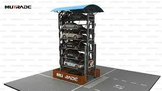 ARP Space-Saving Vertical Rotary Parking System: Animation video