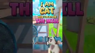 I would never harass a chicken #IAmCat #mill #cat #chicken #vr #gaming #metaquest #funny #ad