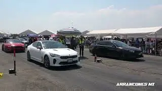Kia Forte GT vs Kia Stinger | Drag Racing