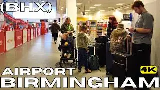 BIRMINGHAM AIRPORT (BHX) Full WalkTour ENGLAND United Kingdom UK 4K