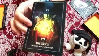 The Halloween Oracle Deck review and Jack O Lantern Spread Reading