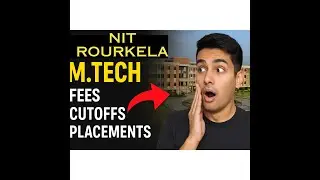 NIT Rourkela MTech 💥 Avg Package, Fees & CCMT Cutoff EXPLAINED! @gatewitharmaan