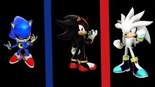 Sonic Generations Схватки с ежами:Metal Sonic,Shadow,Silver(Ранг S) без урона