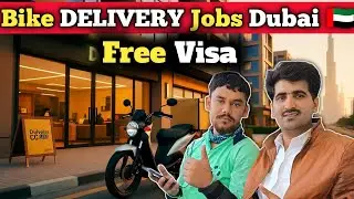 Delivery Jobs Dubai 🇦🇪 | Noon | Cream | Talabat | Deliveroo | How to join | Free Visa | 🇦🇪UAE Visa
