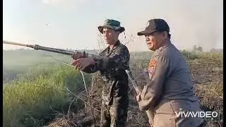 Pemadaman Poslap 17 MPA Kec. Jenamas Polsek & Koramil 1012/09