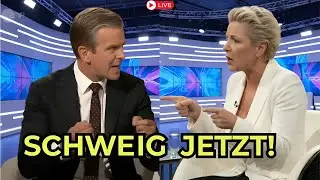 Alexandra Hofmann brach nach einem Streit in Tr&auml;nen aus und wurde aus Markus Lanz' Sendung geworfen.