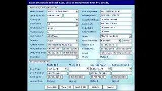 KYC and Account Open Form generation in Post Office Agent Software Call 07096100950